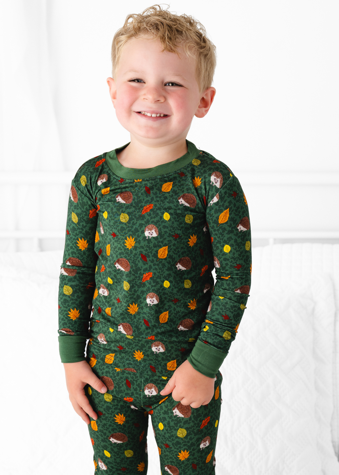 Hedgehogs Kids Bamboo Pajama Set