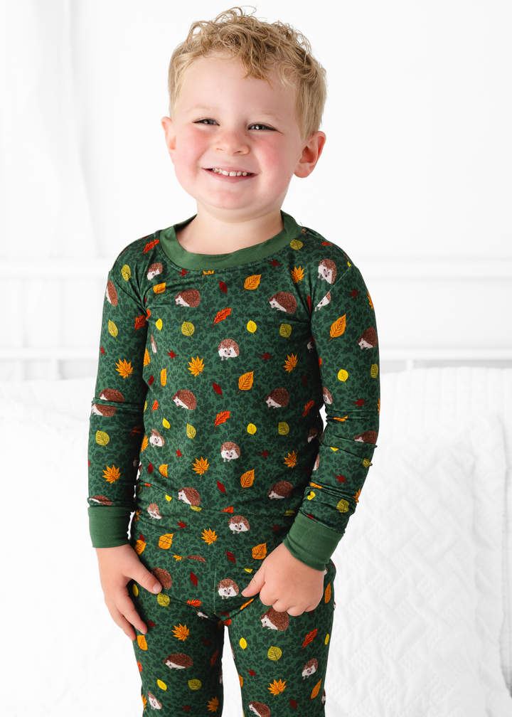 Hedgehogs Kids Bamboo Pajama Set