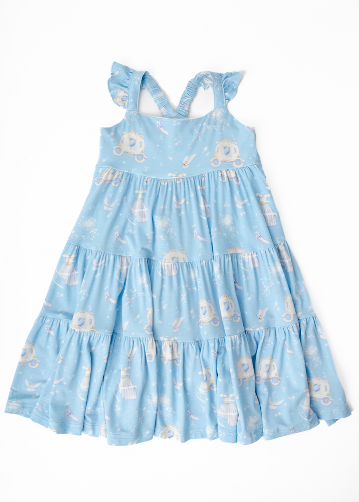 Cinderella Bamboo Tiered Twirl Dress