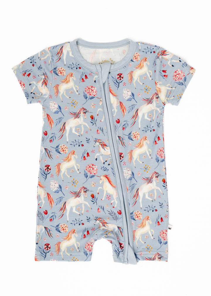 Unicorns Shortie Romper