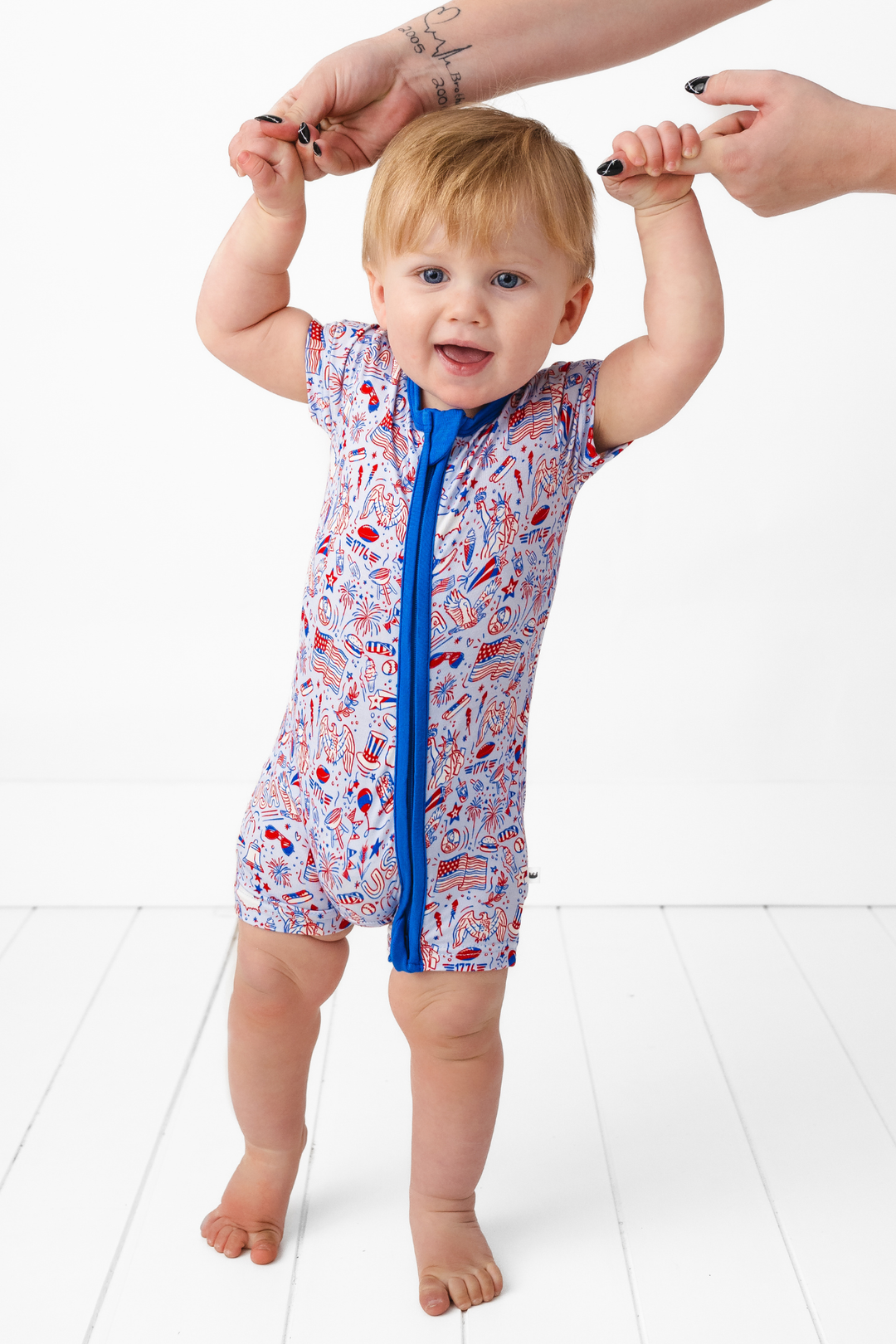 Celebrate USA Bamboo Shortie Romper