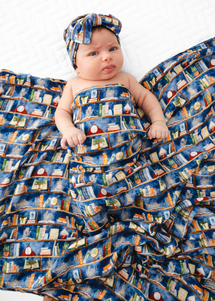Enchanted Library Swaddle Blanket