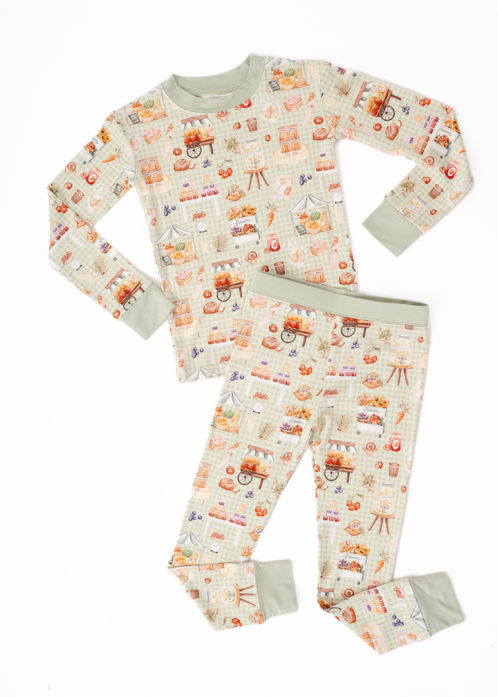 Farmer's Market Bamboo Pajama Set