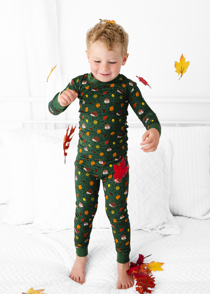 Hedgehogs Kids Bamboo Pajama Set
