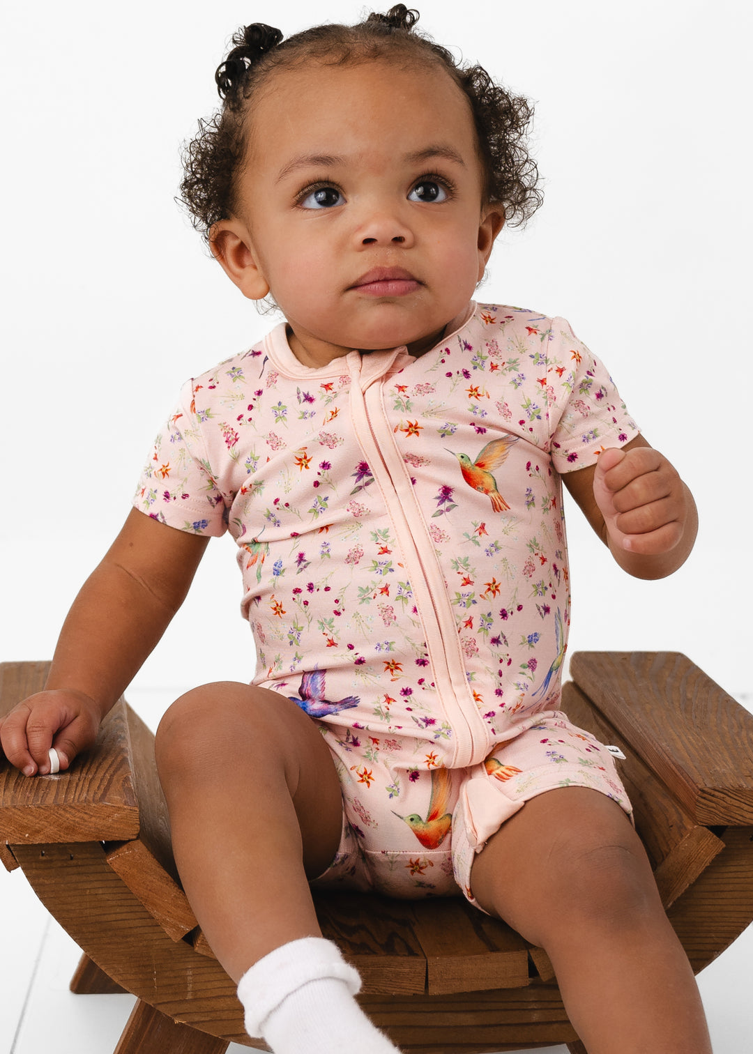 Hummingbirds Shortie Romper