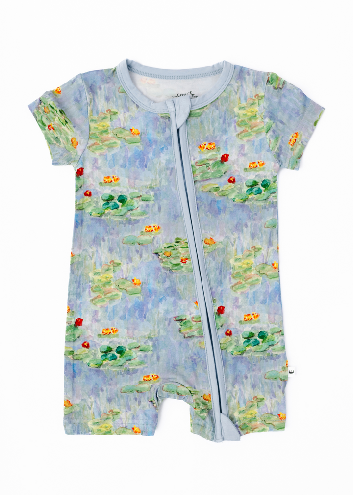 Water Lilies Shortie Romper