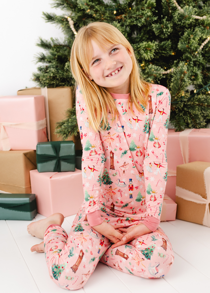 Nutcracker Christmas Kids Bamboo Jammies