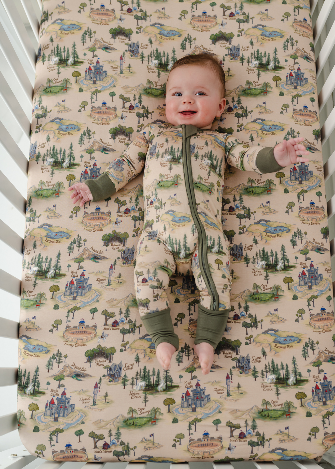 Fantasy Forest Bamboo Crib Sheet