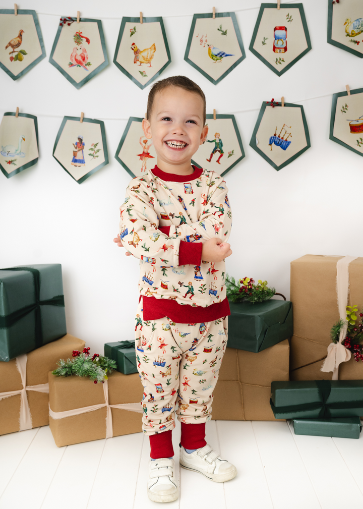 12 Days of Christmas Kids Jogger Set