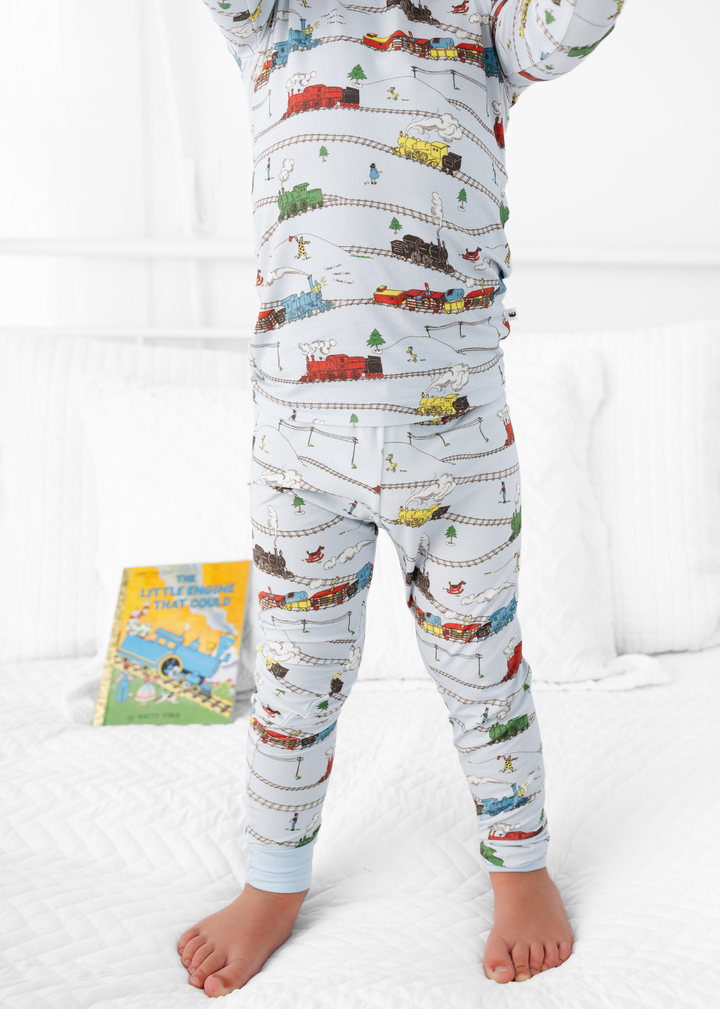 Little Engine that Could Kids Bamboo Pajama Set