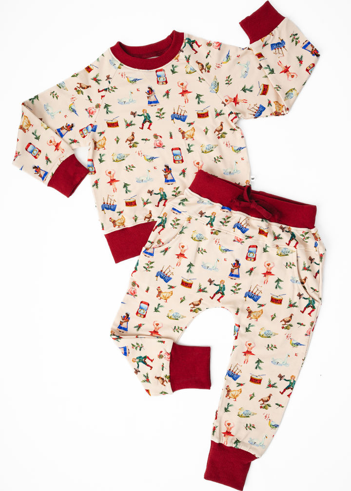 12 Days of Christmas Kids Jogger Set