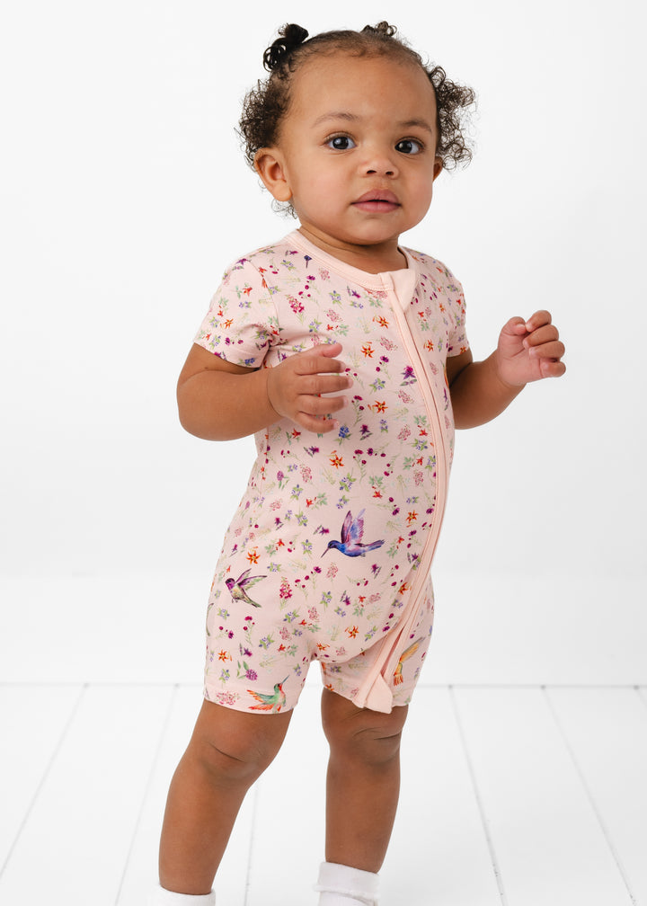 Hummingbirds Shortie Romper