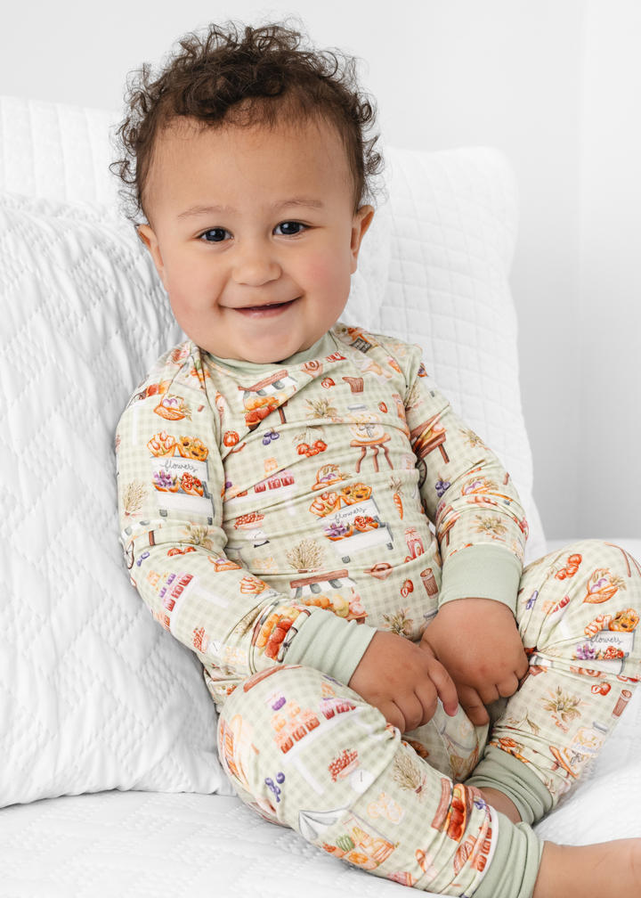 Farmer's Market Bamboo Pajama Set