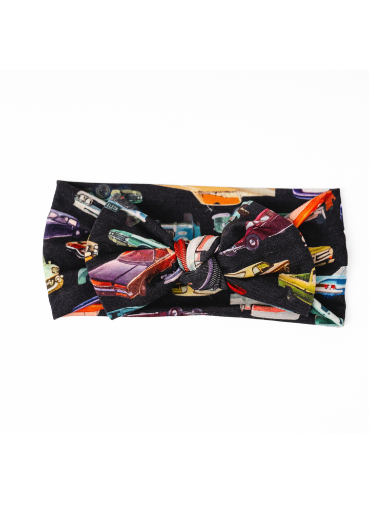 Vintage Cars Hair Bow