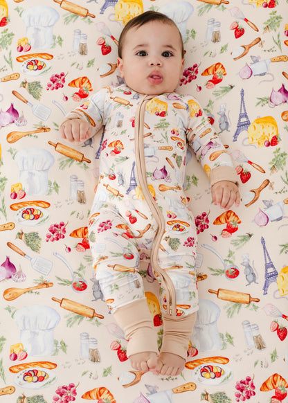 Tiny Chef Bamboo Zippered Sleeper