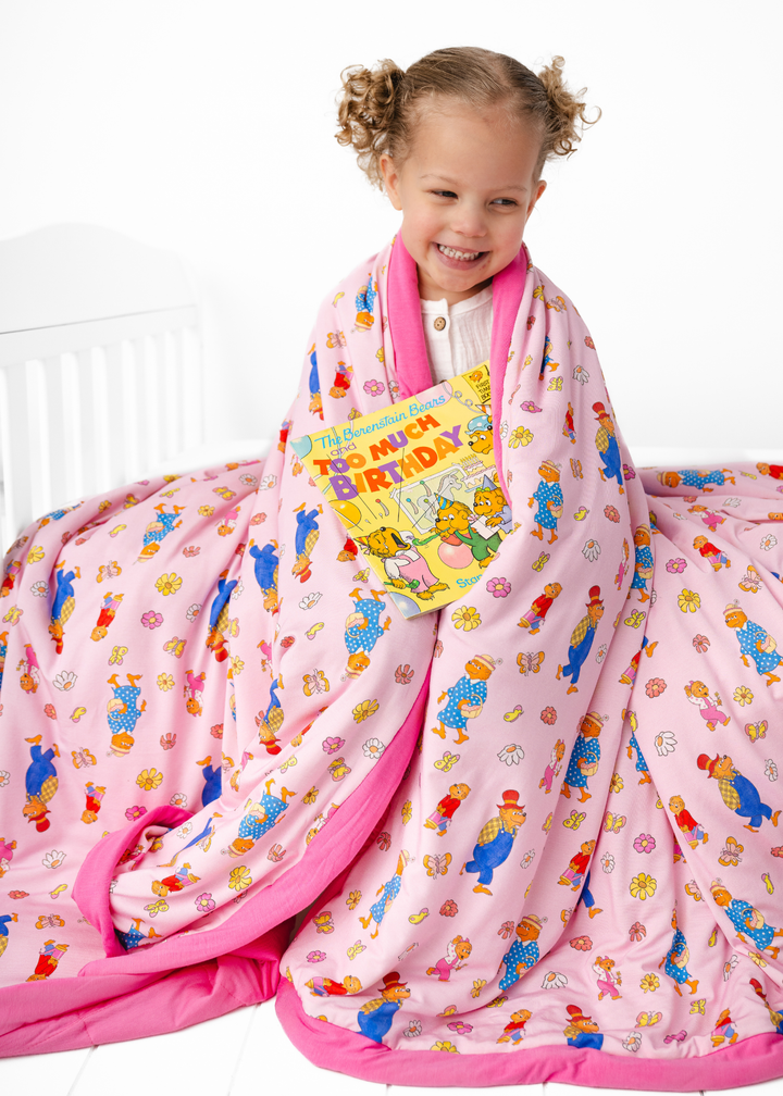 Berenstain Bears® Floral Large Quilted Bamboo Blanket