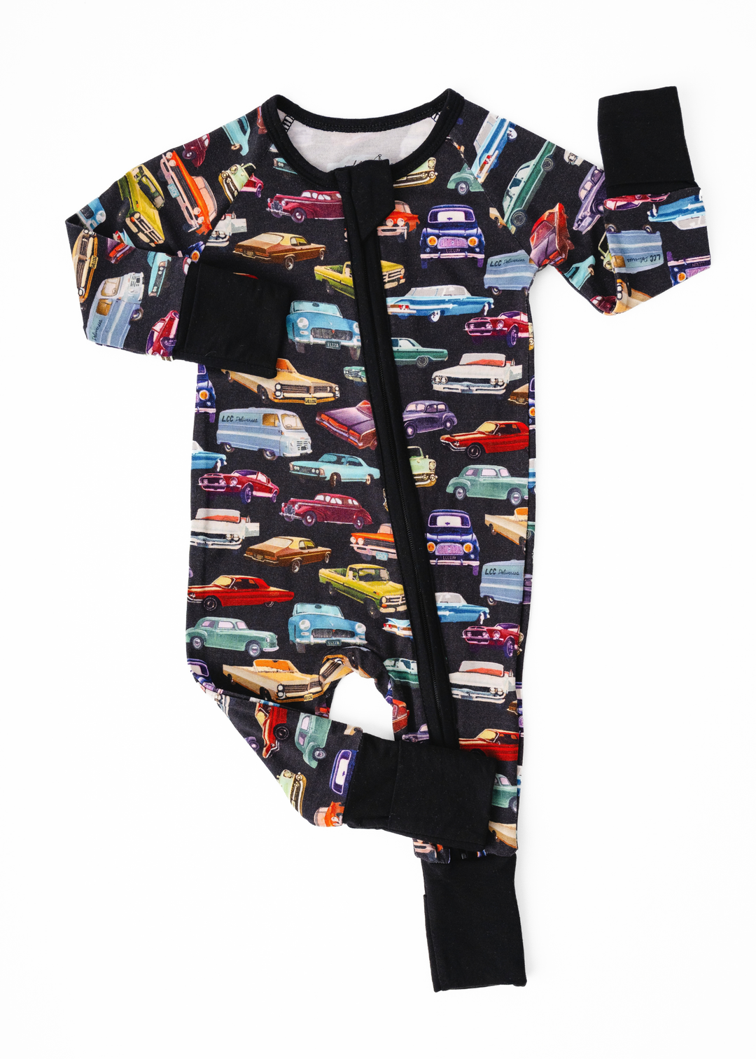 Vintage Cars Baby Bamboo Sleeper