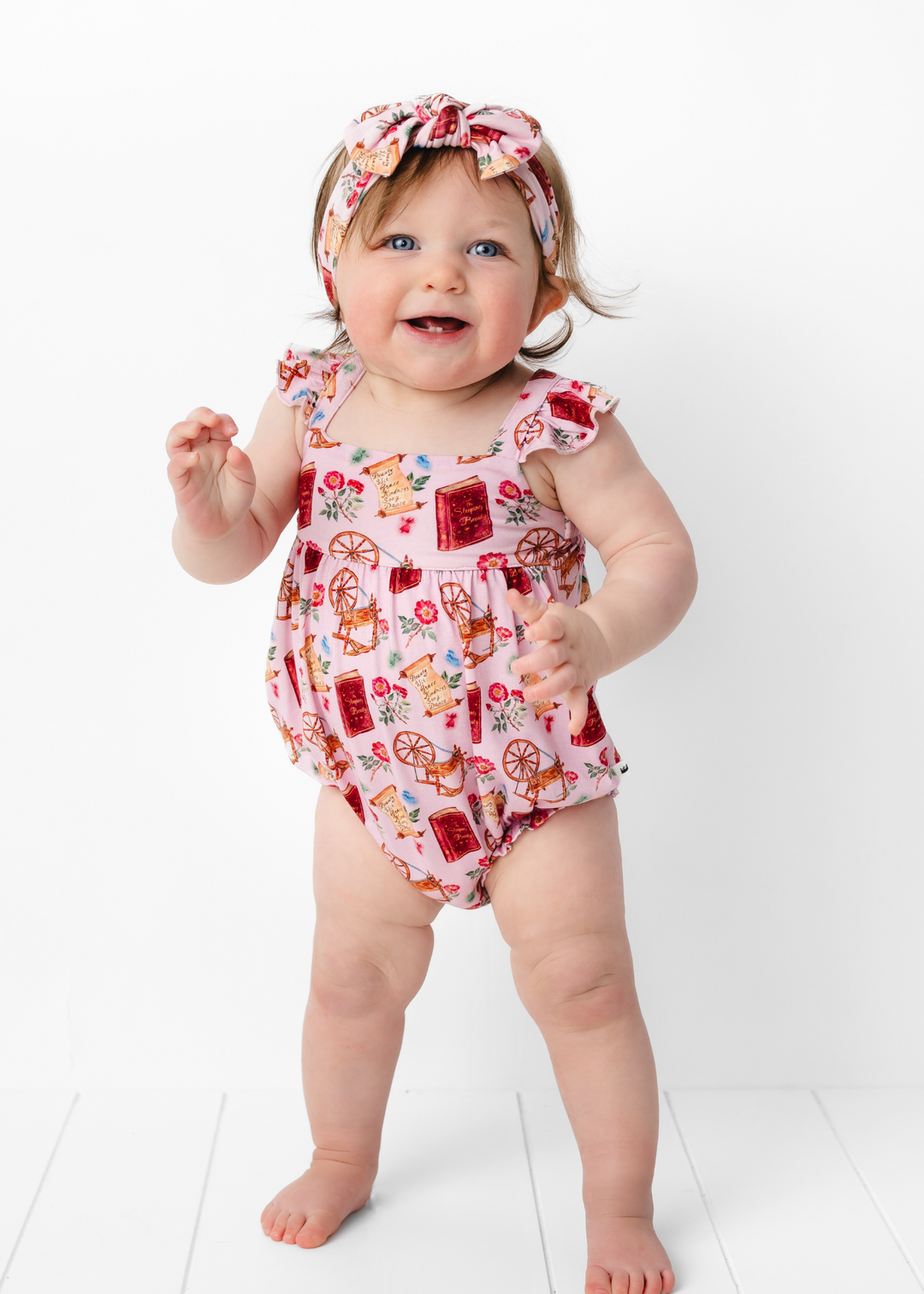 Sleeping Beauty Baby Bubble Romper