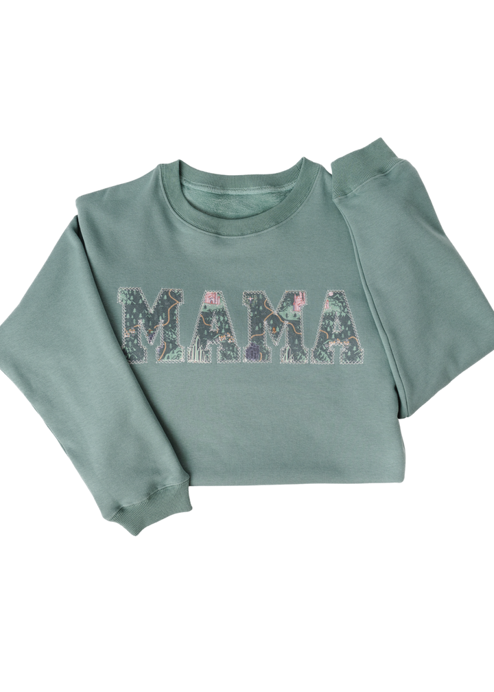 MAMA Crewneck Sweatshirt - Emerald City