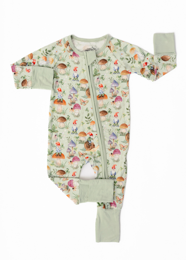 Gnomes Bamboo Zippered Sleeper