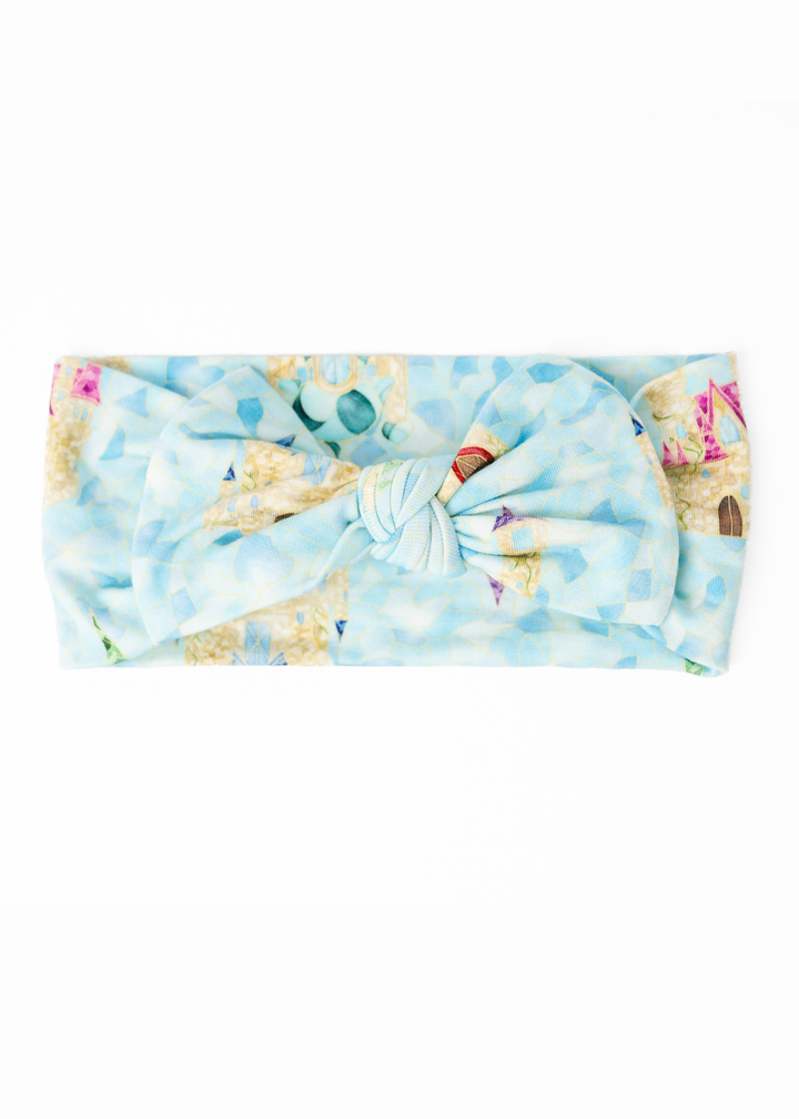 Castles Stained Glass Hair Bow