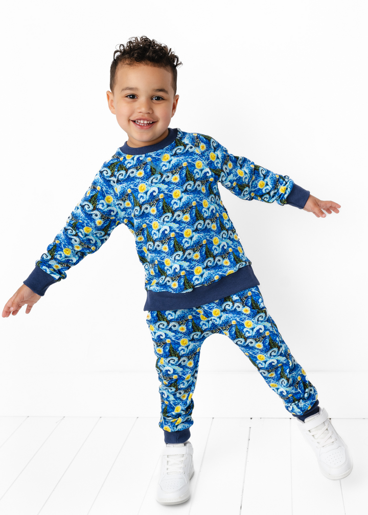Starry Night Kids Jogger Set