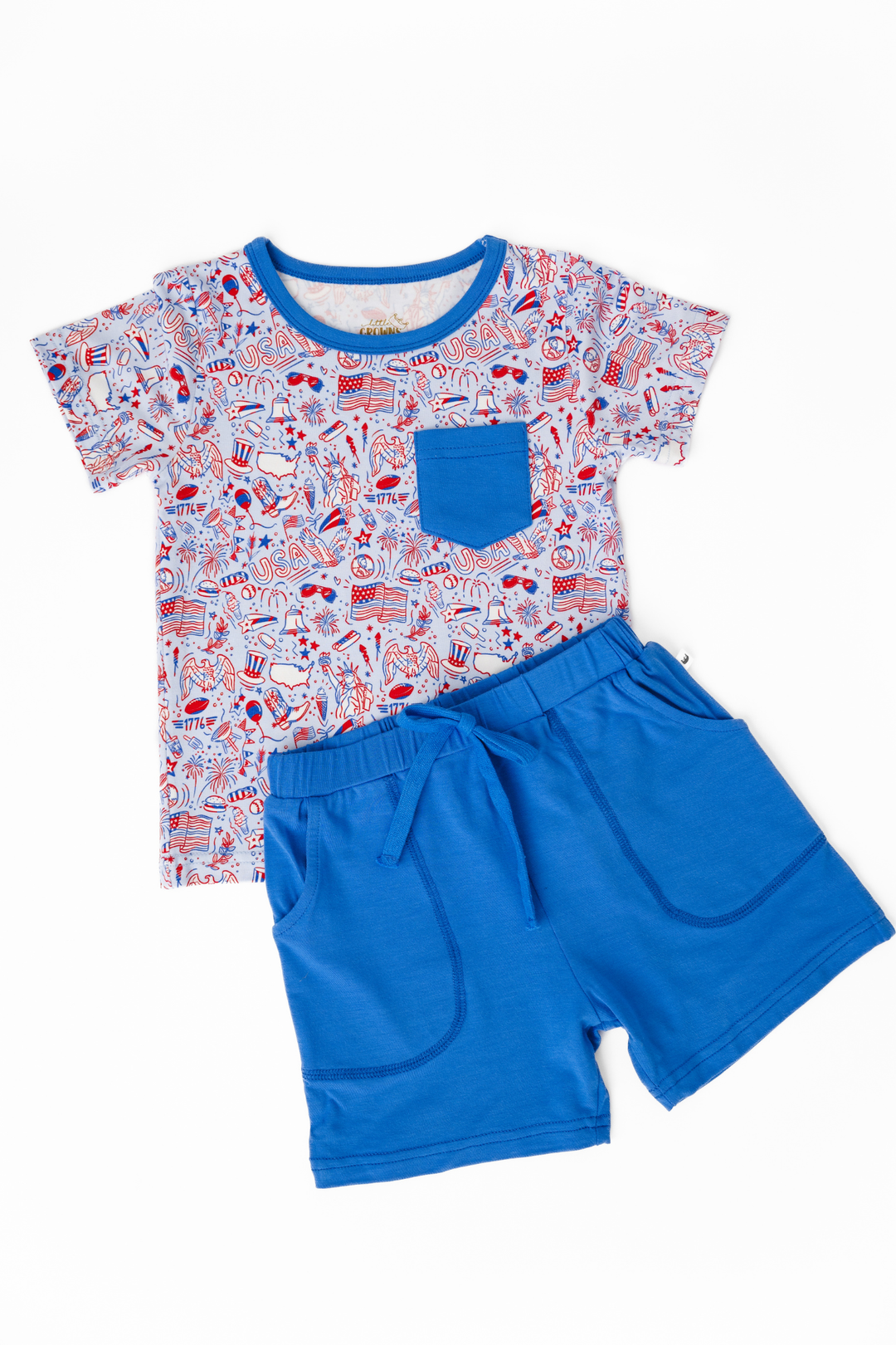 Celebrate USA Pocket Tee & Short Sets