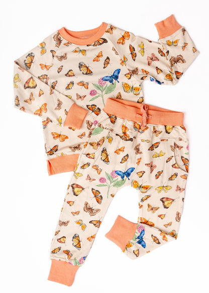 Kensington's Butterflies Jogger Set