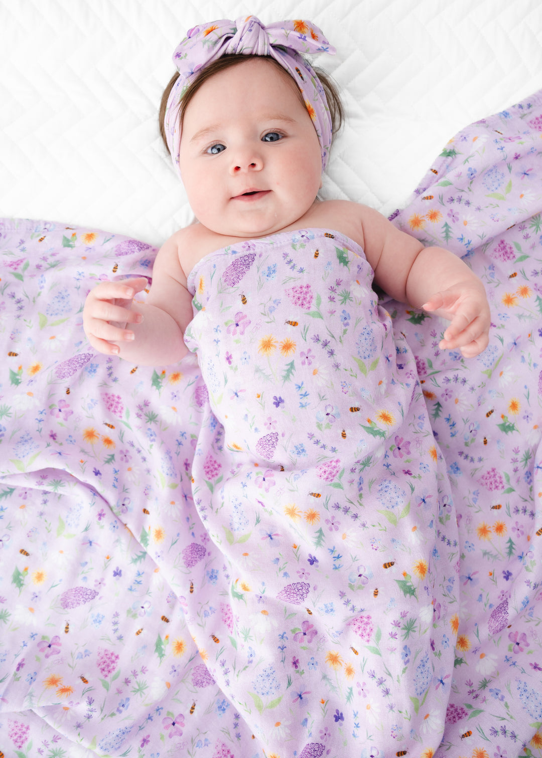 Gigi Floral Swaddle Blanket