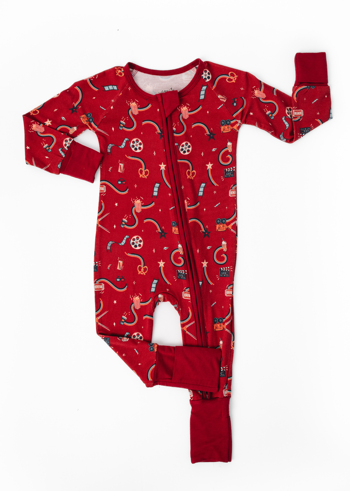 Movie Night Bamboo Zippered Sleeper