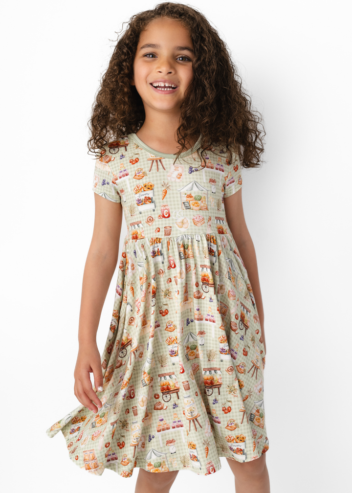 Farmer's Market Bamboo Twirl Dress
