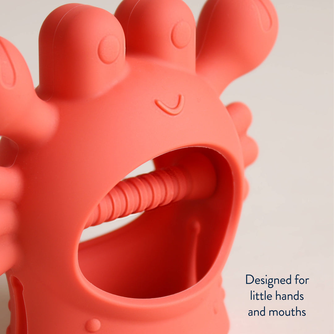 Crab Bitzy Grip™ Teething Toy