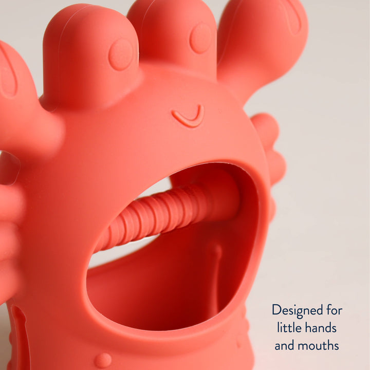Crab Bitzy Grip™ Teething Toy