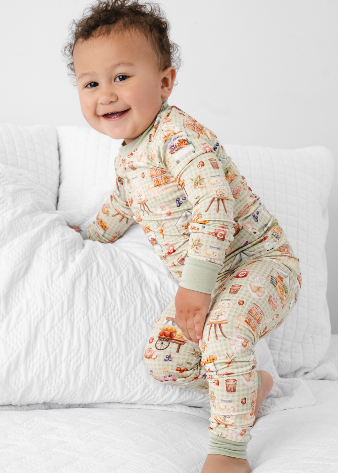 Farmer's Market Bamboo Pajama Set