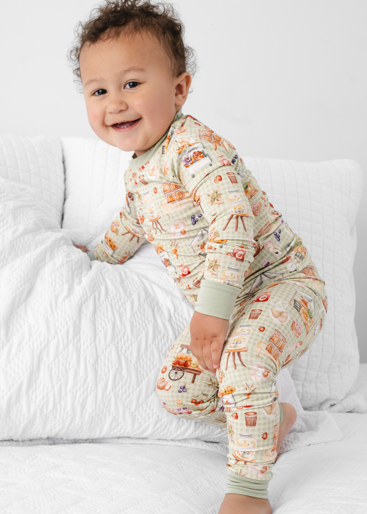 Farmer's Market Bamboo Pajama Set