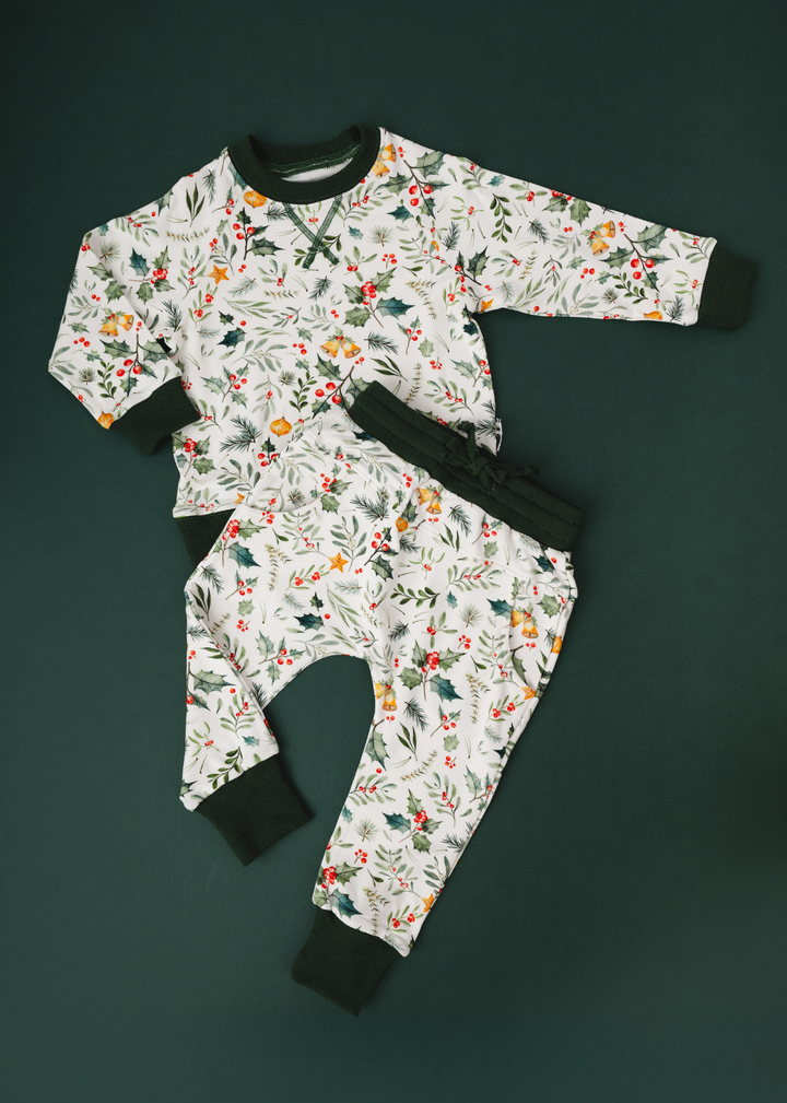 Holly Jolly Christmas Kids Jogger Set