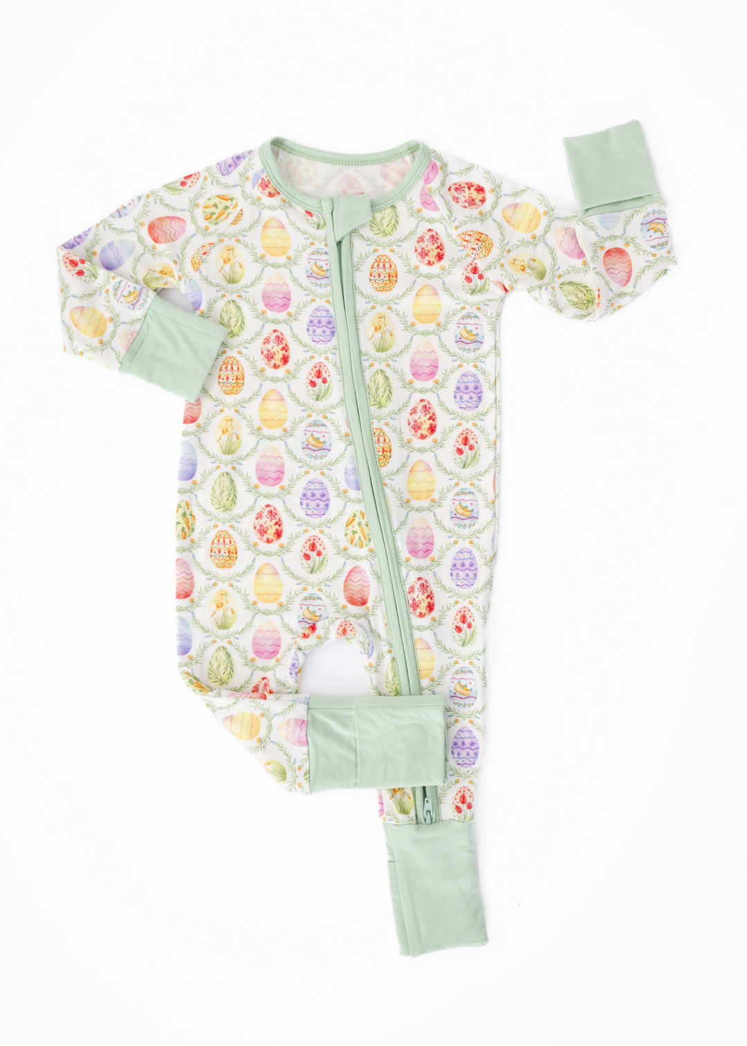 Easter Eggs Bamboo Zippered Sleeper