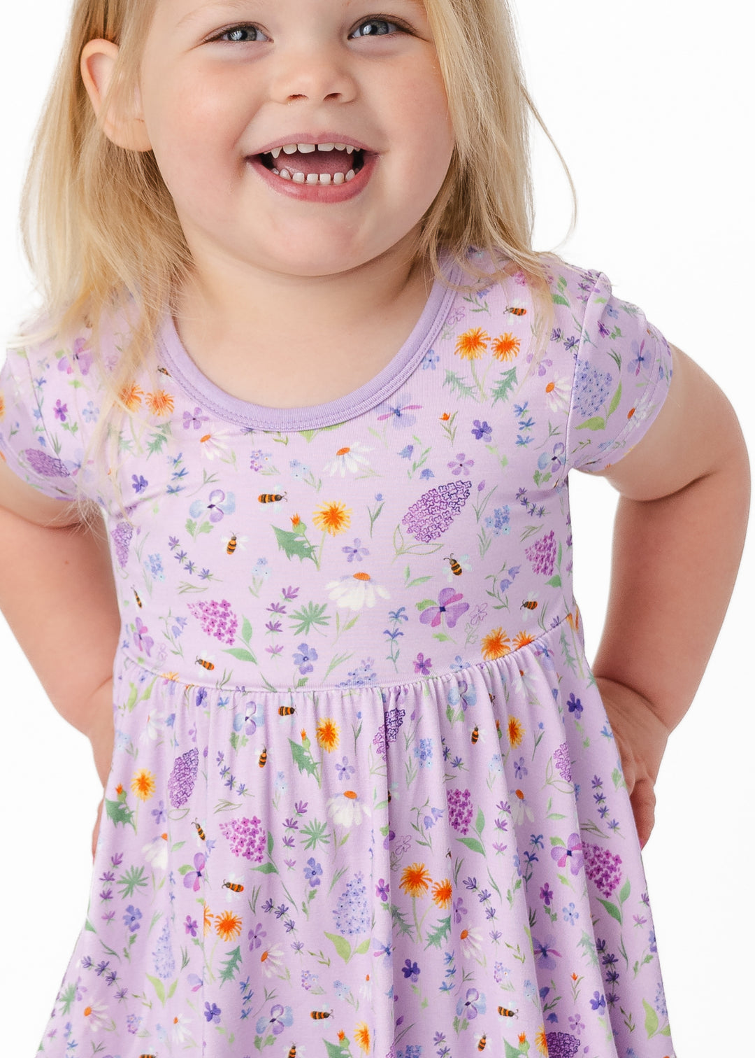 Gigi Floral Bamboo Twirl Dress