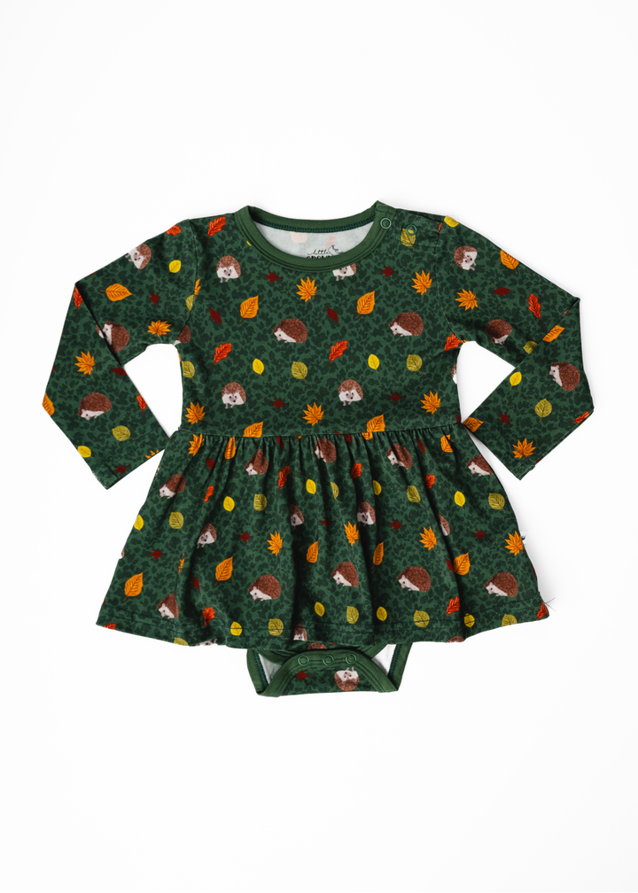 Hedgehogs Bamboo Baby Dress