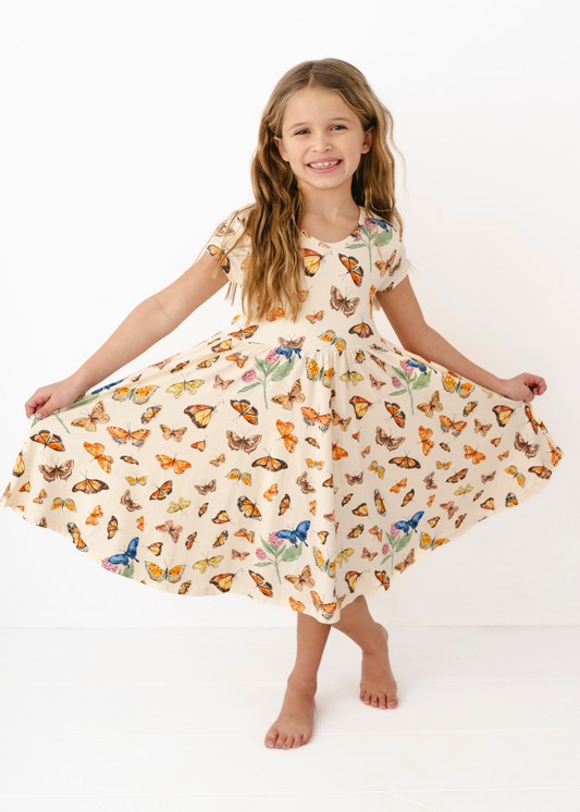 Kensington's Butterflies Twirl Dress