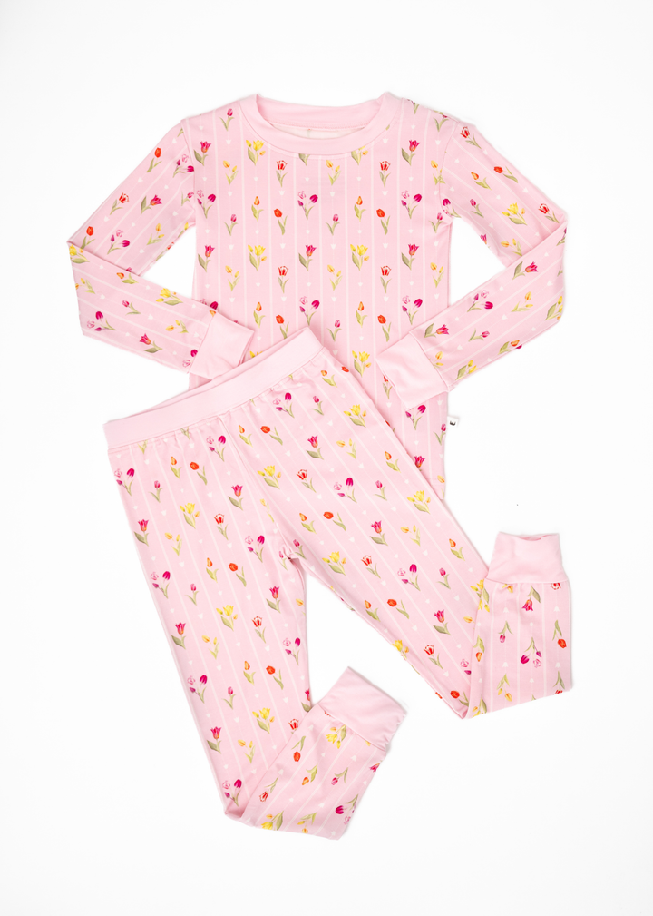 Ann Christine Floral Bamboo Pajama Set