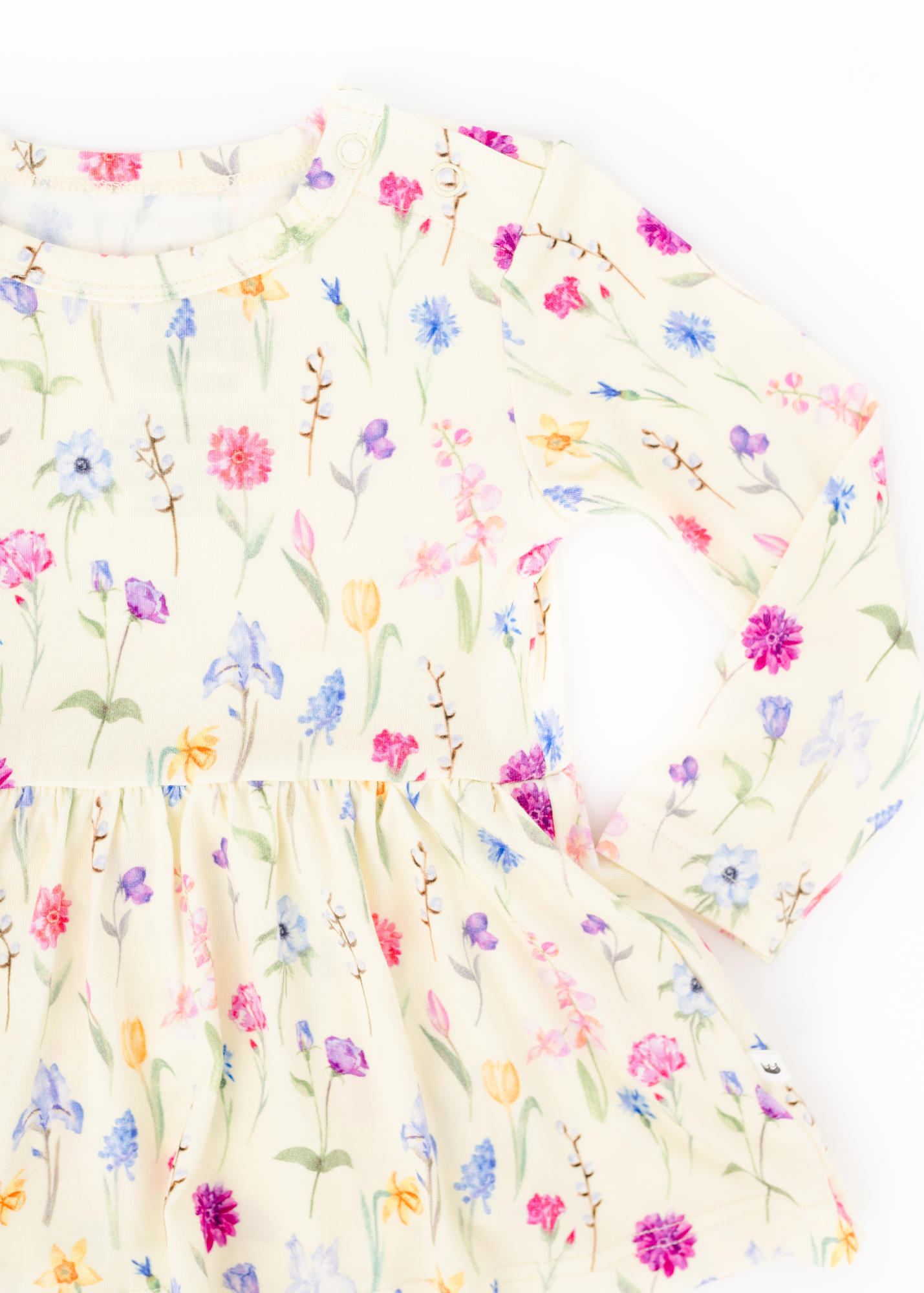 Beautiful Blooms Long Sleeve Baby Dress