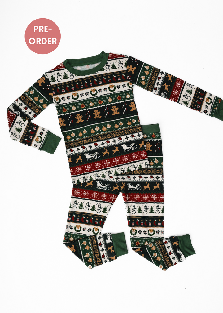 Classic Christmas Bamboo Kids Jammies *PREORDER*