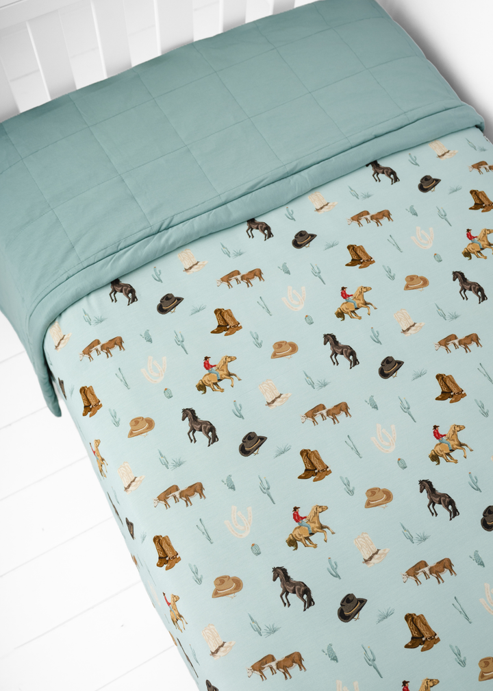 Western Large Quilted Bamboo Blanket