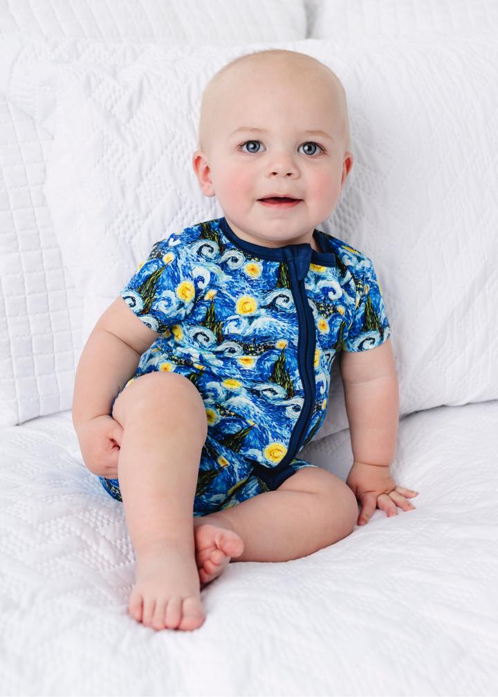 Starry Night Shortie Romper