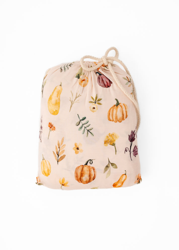 Pretty Pumpkins Bamboo Crib Sheet