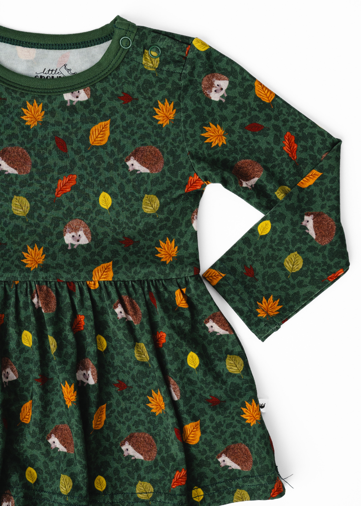 Hedgehogs Bamboo Baby Dress