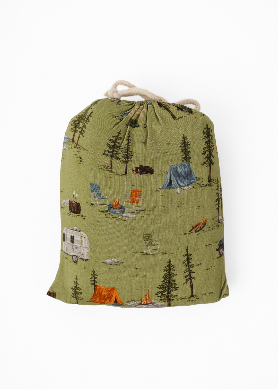 Camping Bamboo Crib Sheet