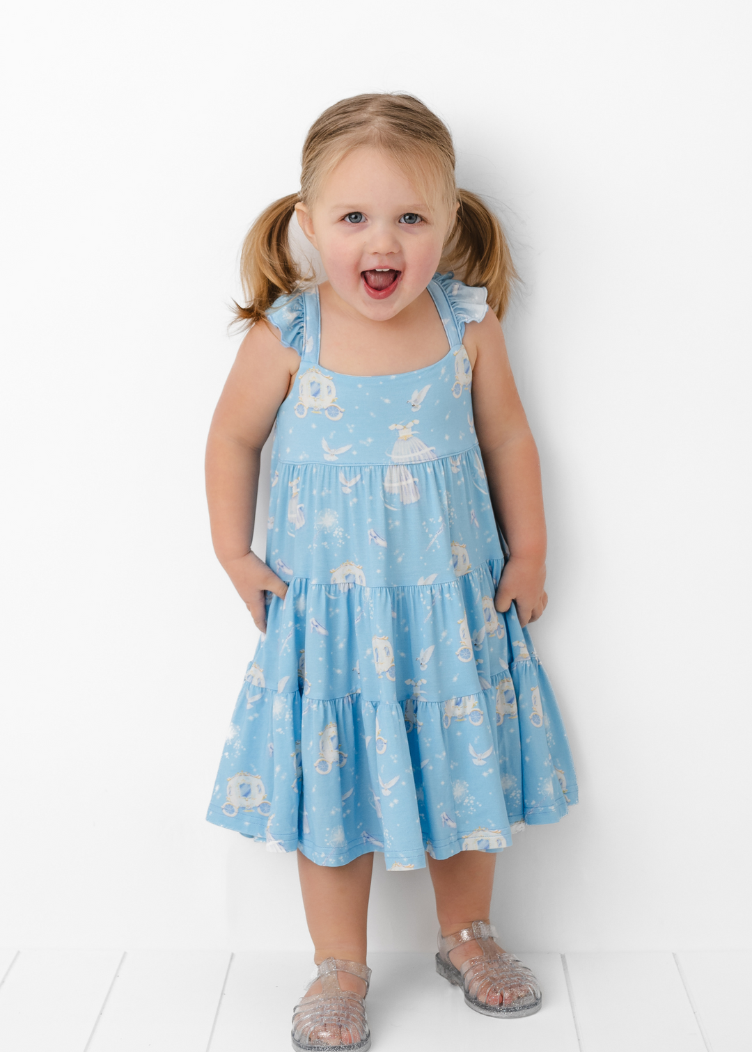 Cinderella Bamboo Tiered Twirl Dress