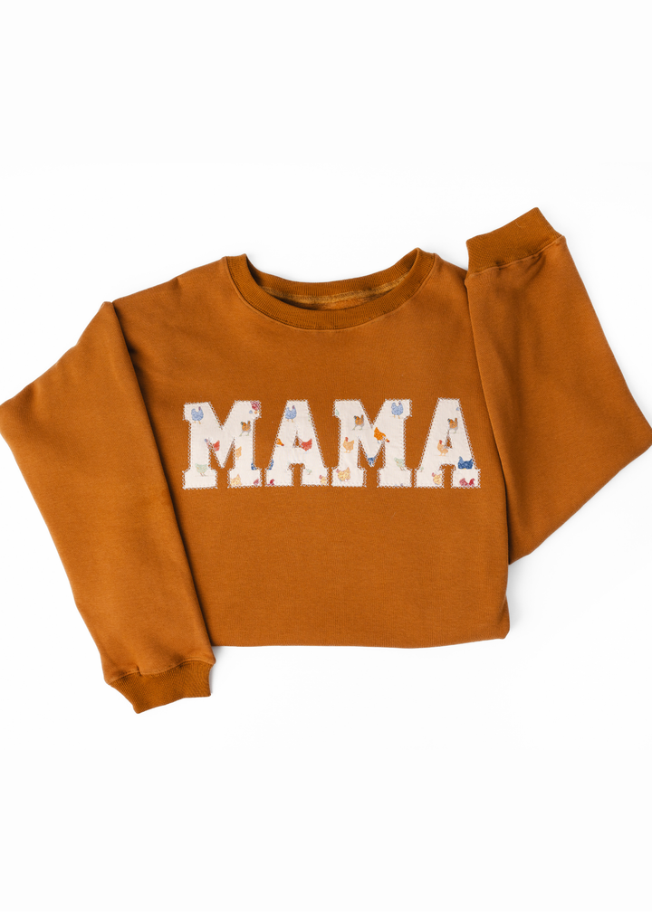 MAMA Crewneck Sweatshirt - Chickens